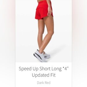 Lululemon Speed Up Short Size 8